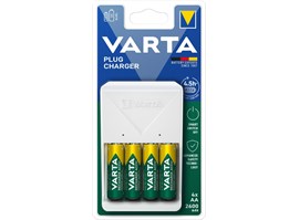 Varta Plug Charger + 4x AA 2600 mAh R2U
