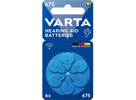 Varta Hearing Aid Battery 675 BLI 6