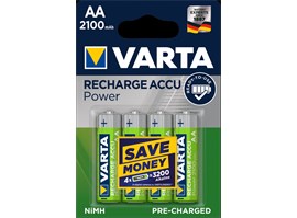 VARTA Longlife Accu, AA, 2 100 mAh, 4 ks