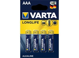 VARTA Longlife, AAA, 4 ks