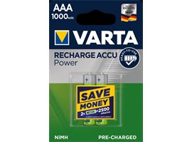 VARTA Rechargeable Accu AAA 1000 mAh R2U 2ks