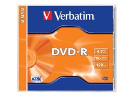 Verbatim DVD-R 4,7GB 16x, 1ks (43519)