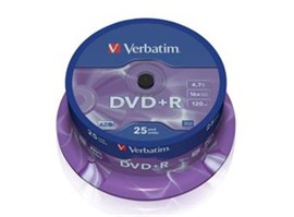 Verbatim 43500 DVD+R(25-Pack Spindle)