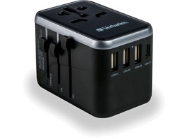 VERBATIM 49546 UTA-04 Travel Adapter