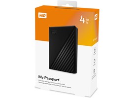 WD My Passport 4TB, černá