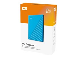 WD My Passport 2TB, modrá