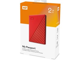 WD My Passport 2TB, červená
