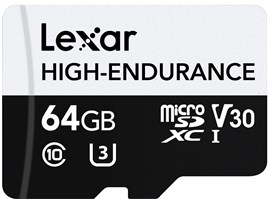 Lexar paměťová karta 64GB High-Endurance