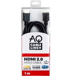 AQ BVH010 - HDMI 2.0 kabel 4K/UHD - 1,0 m