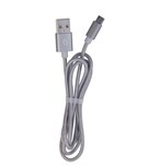 ALIGATOR TUBA 2A nabíjecí kabel microUSB šedý (DAKT008) 
