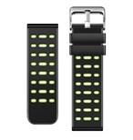 Aligator řemínek duální 22mm,zelený 22AW0002