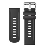 Aligator řemínek silikonový 22mm, černý 22AW0003