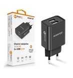 ALI CN 2,4A,2xUSB,smart IC,černá CHA0038
