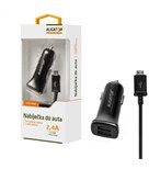 ALI AN 2,4A,2xUSB,MicroUSB,černá CHA0002