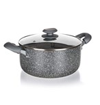 Banquet Hrnec GRANITE PR 24 x 11 cm, se skleněnou poklicí