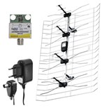 Venkovní anténa Emos EM-025, 0–100 km DVB-T2