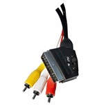 Emos SB2101 SCART/M - 3RCA/M 1,5M