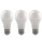 Emos 3x LED žárovka Classic A60 9W E27 teplá bílá