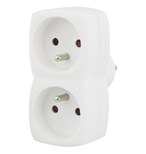 Emos P0028 ZÁSUVKA ROZBOČ. 2X BÍLÁ