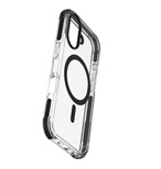 Ochranný kryt Cellularline Tetra Force Strong Guard Mag s podporou Magsafe pro Apple iPhone 16, transparentní