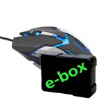 E-Blue Myš Auroza Gaming, čern-ROZ-3529