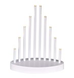 Emos DCAW01 LED svícen bílý, 24,5cm