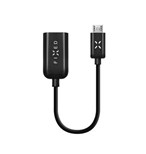 MicroUSB OTG adaptér FIXED pro mobilní telefony a tablety, USB 2.0, černý