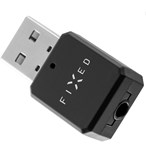 Bluetooth audio přijímač FIXED Signal se zabudovaným mikrofonem, černý