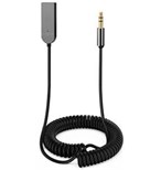 Bluetooth audio přijímač FIXED Signal Alu se zabudovaným mikrofonem, šedý