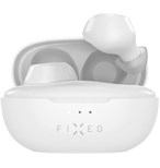 Bezdrátová TWS sluchátka FIXED Buds, bílá