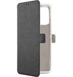 Tenké pouzdro typu kniha FIXED Topic pro Motorola Moto G85/S50 Neo, černé