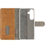 Pouzdro typu kniha FIXED Opus pro Samsung Galaxy S25, hnědá