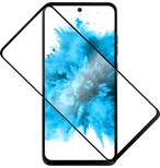 Ochranné tvrzené sklo FIXED Full-Cover pro Motorola Moto G15/Power, černé