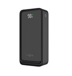 Powerbanka FIXED Zen2 30 s LCD displejem a výstupem PD 20W, 30 000 mAh, černá