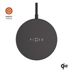 Bezdrátová nabíječka FIXED MagPad Slim s Qi2, podporou MagSafe, 15W, černá