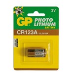 Baterie GP lithiová foto 3V CR123A