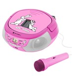 Radiopřijímač s CD GoGEN Bob a Bobek růžová