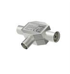 Hama 2052327 anténní rozbočovač pro rádio, koax vidlice - 2 koax zásuvky