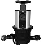 IN Výsuvná lišta 2str.,3 zásuvky + 2 USB