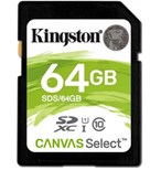 Kingston Canvas Select Plus SDXC 64GB Class 10 UHS-I