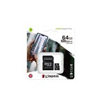 Kingston Micro SDXC Canvas Select Plus 100R 64GB 100MB/s UHS-I + adaptér (SDCS2/64GB)