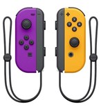 Nintendo Switch Joy-Con ovladače Neon Purple/Neon Orange