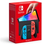 Nintendo Switch OLED neon red&blue