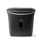 NEDIS skartovačka PASH120BKA4/ formát A4/ velikost řezu 4x30mm/ stupeň utajení (DIN) 4/ objem nádoby 12 l/ černá