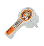 Solight zástrčka lomená, nízký profil od stěny, IP20, P50