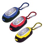 Solight LED svítilna s karabinou, 3x LED