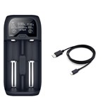 Solight nabíječka baterií, displej, DN27