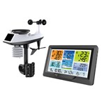 Solight profesionální meteostanice, přehledný a designový displej, tlak, teplota, vlhkost, srážky, hodnoty větru