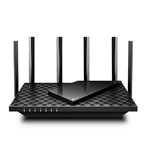 TP-Link Archer AX73 Router, bezdrátový, dvoupásmový, gigabitový, 802.11a/b/g/n/ac/ax, 4x LAN, 1x WAN, Wi-Fi 6, OFDMA, beamforming, černý