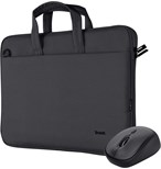 Trust Bologna Bag And Mouse Set Black